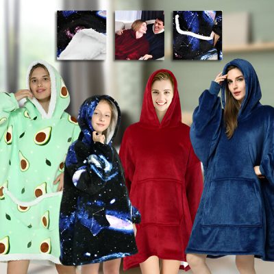 Sweter i koc w jednym | HOODZIE