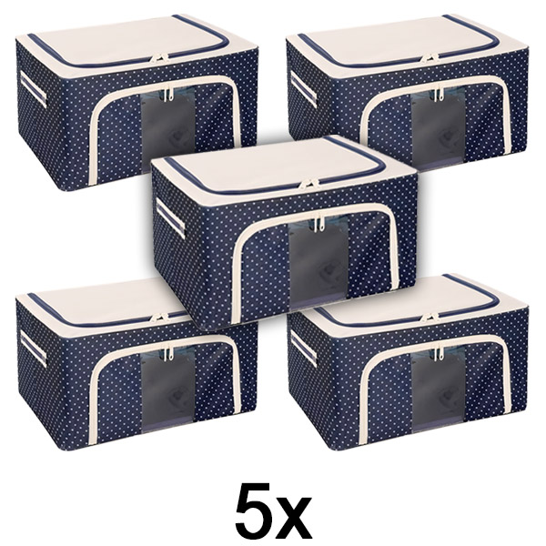 5x Pojemnik do przechowywania ubrań | STACKBOX