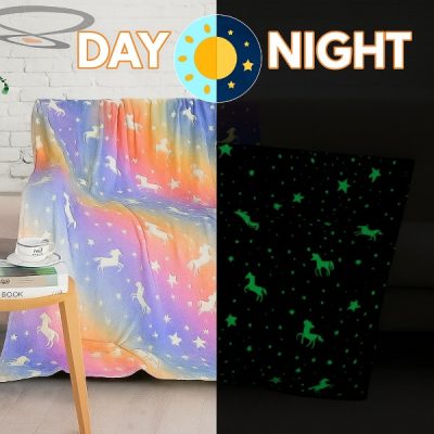 Świecący w ciemności koc | LUMINOVA